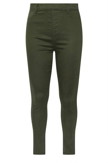 Yours Curve Green GRACE Jeggings