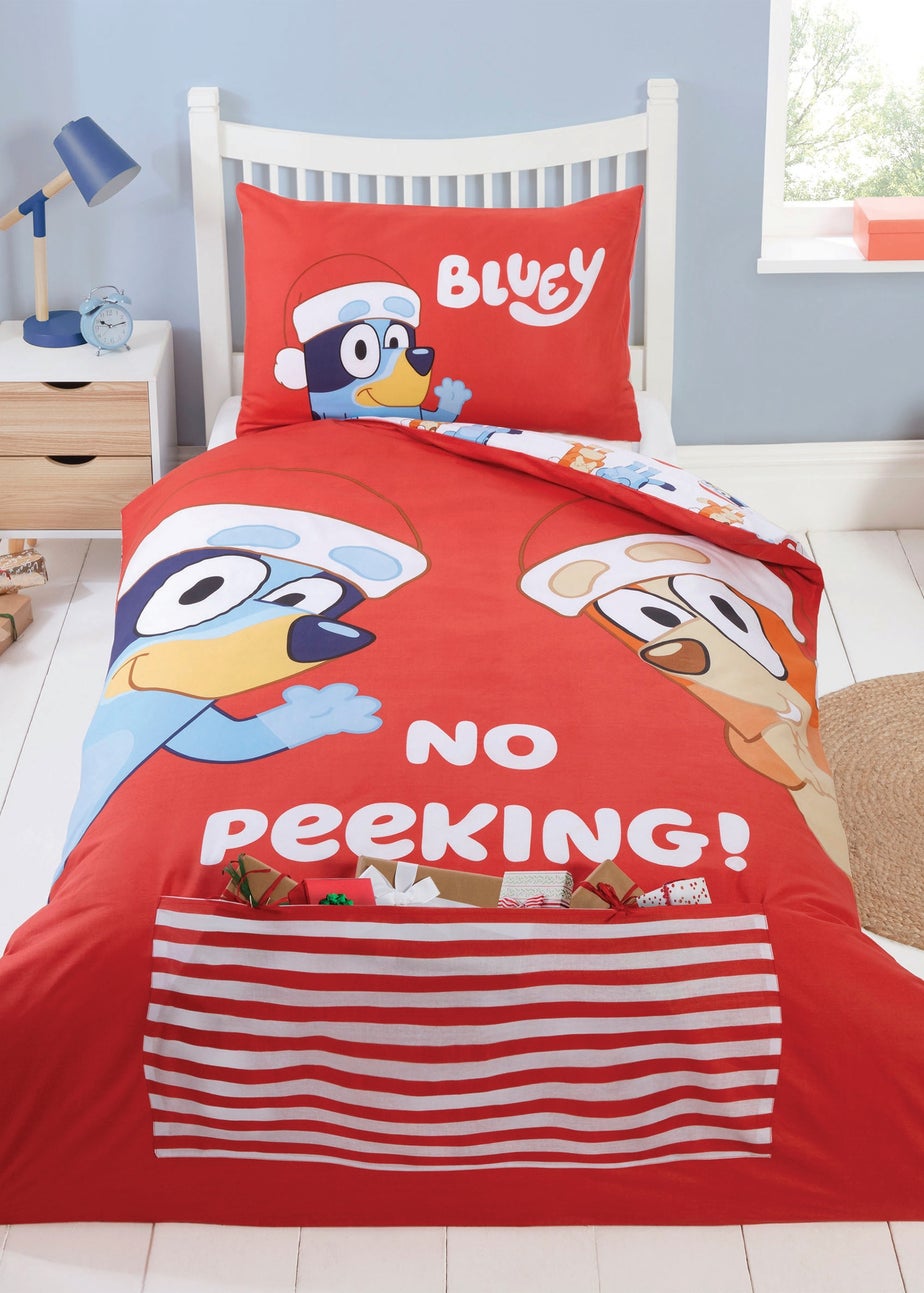 Bluey Pocket Red Duvet Set