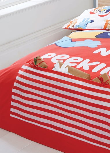 Bluey Pocket Red Duvet Set