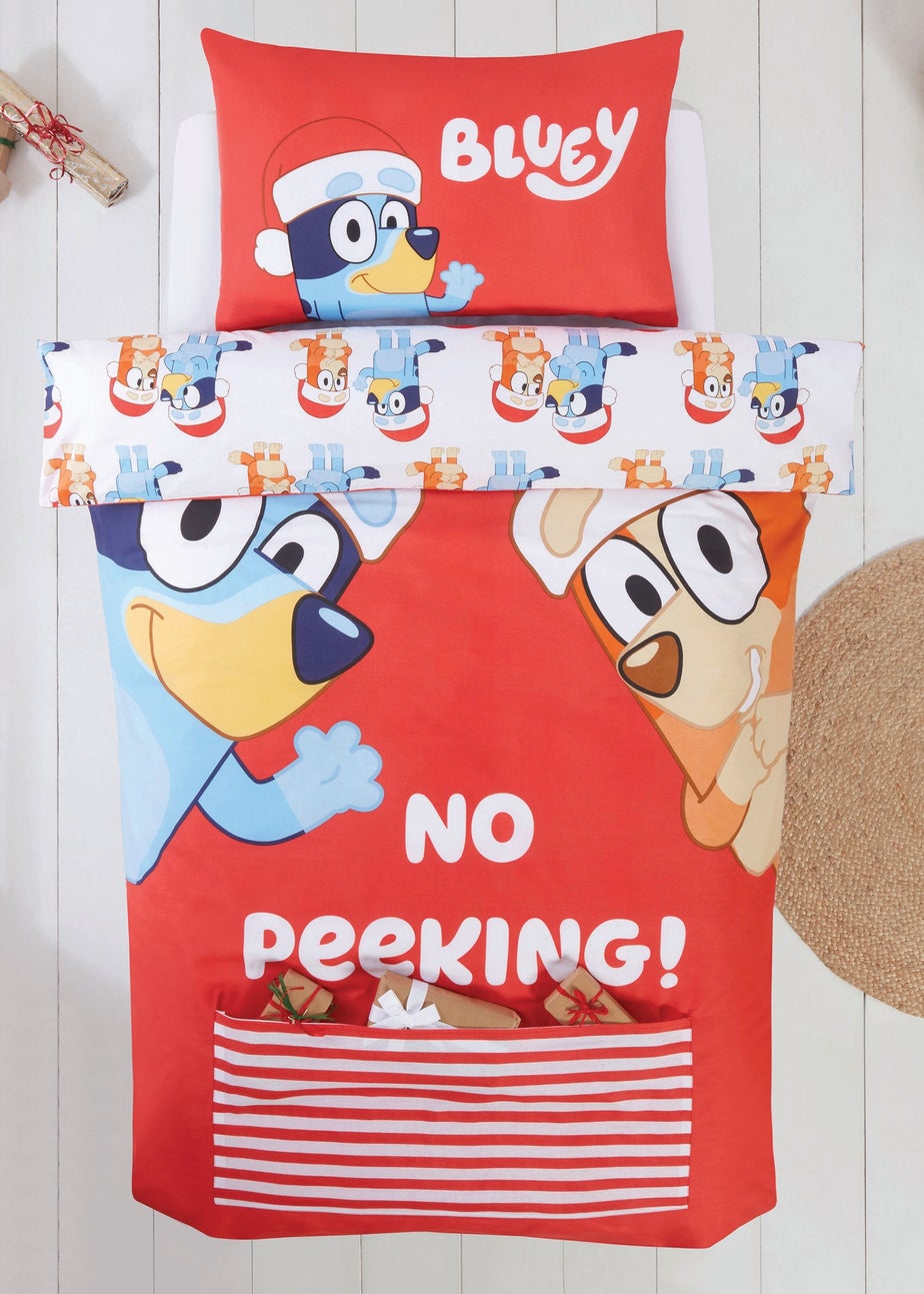 Bluey Pocket Red Duvet Set