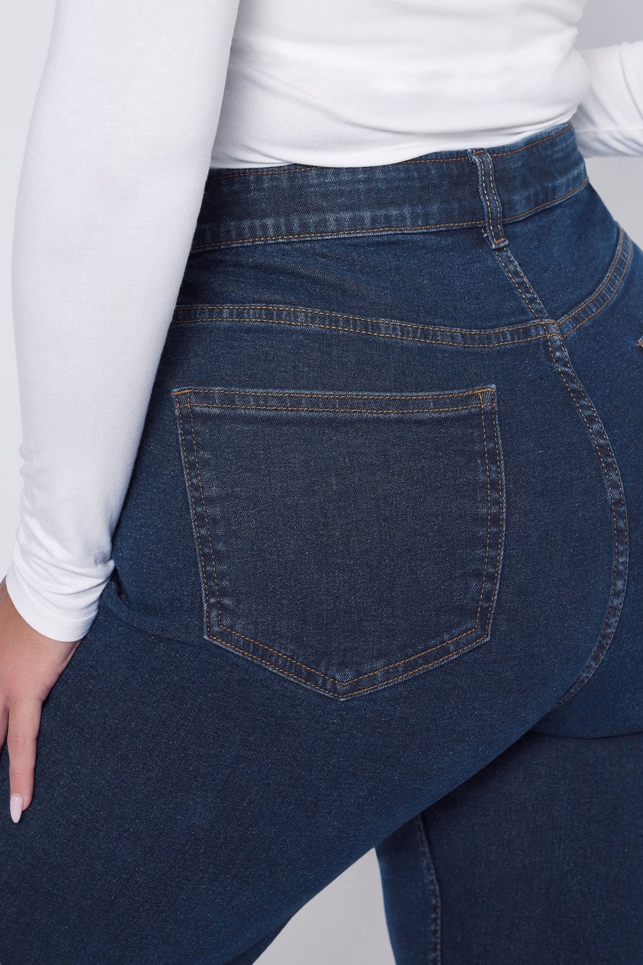 Yours Curve Indigo Blue Wide Leg Jeans