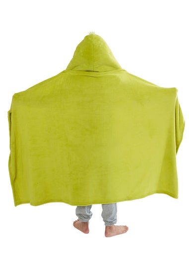 The Grinch Green Hooded Blanket