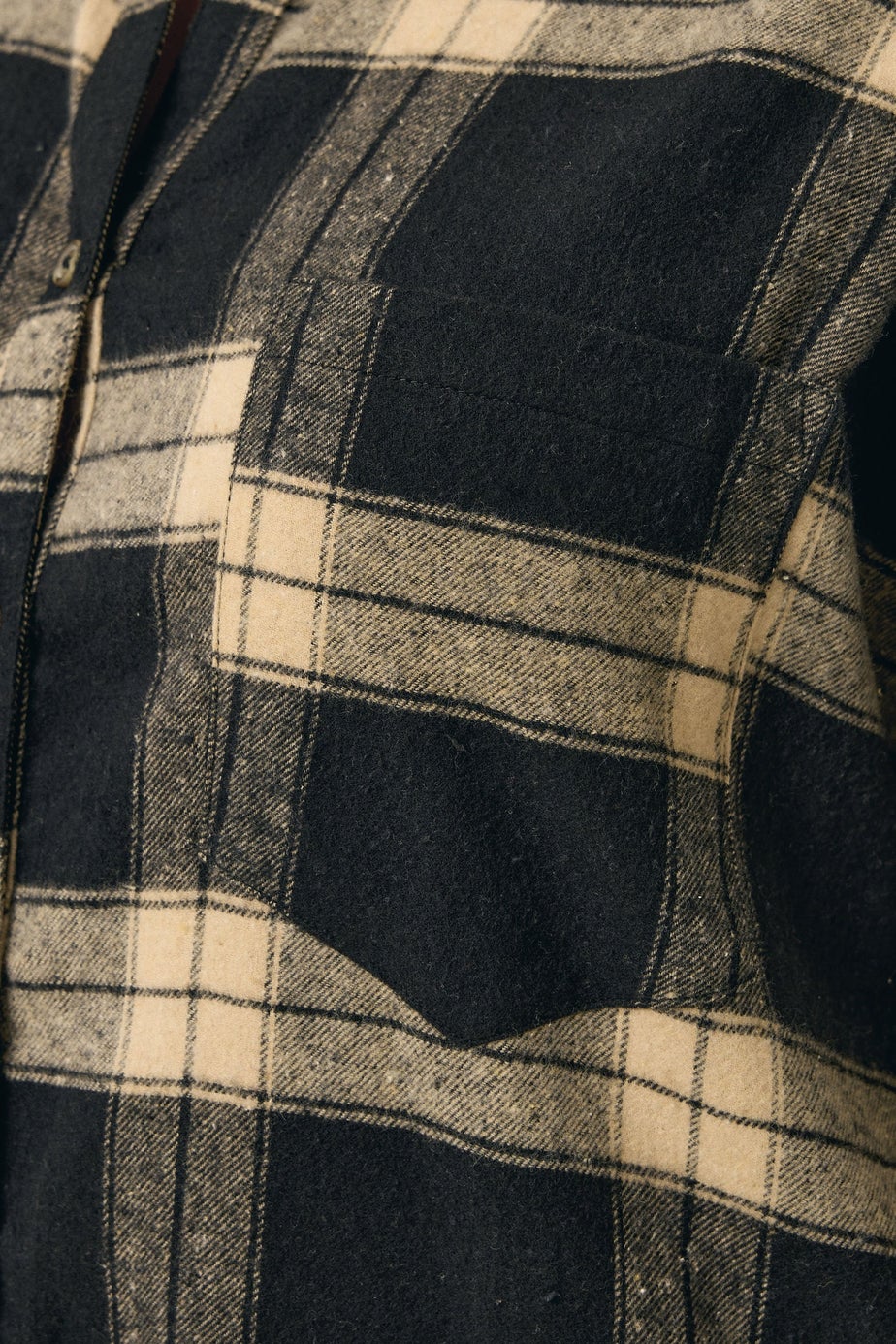 Yours Curve Black Longline Check Shirt