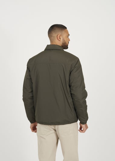 Brave Soul Khaki Padded Coach Jacket