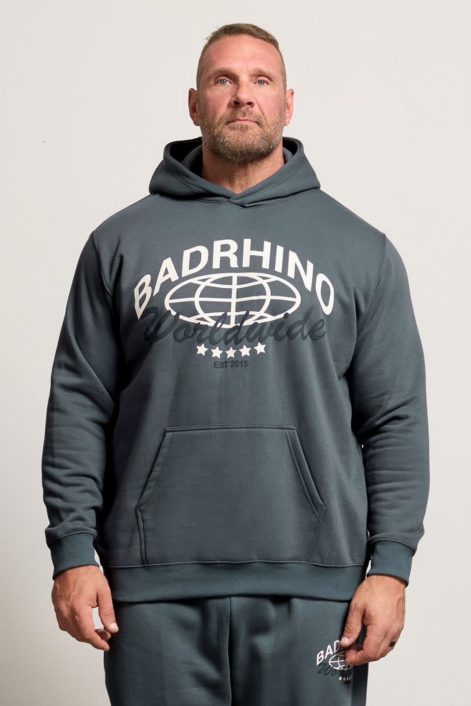 BadRhino Stormy Blue Worldwide Hoodie