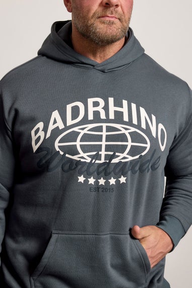 BadRhino Stormy Blue Worldwide Hoodie