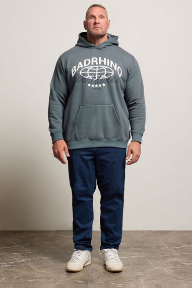 BadRhino Stormy Blue Worldwide Hoodie
