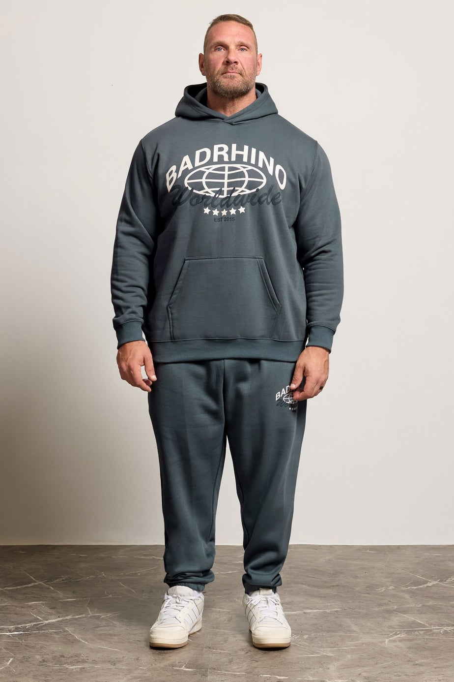 BadRhino Stormy Blue Worldwide Hoodie