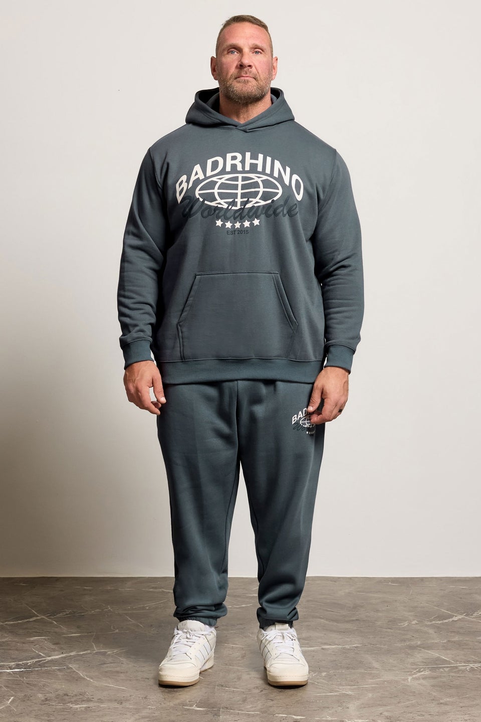 BadRhino Stormy Blue Worldwide Hoodie