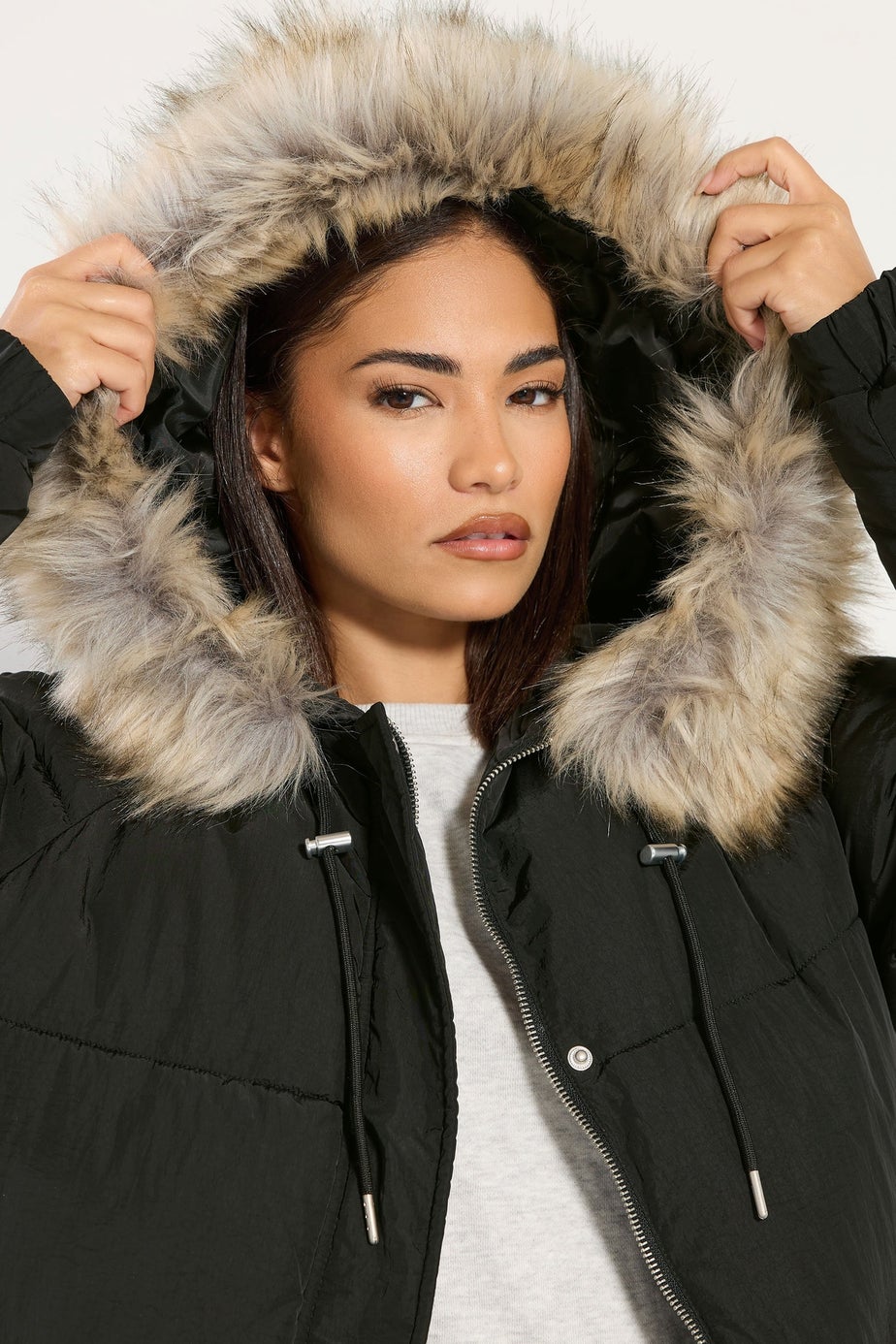 PixieGirl Petite Black Padded Puffer Coat