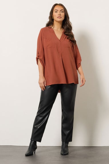 Evans Curve Rust Orange Overhead Utility Shirt