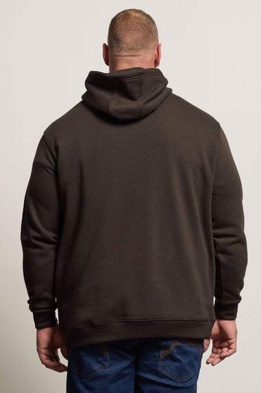 BadRhino Brown Cut & Sew Hoodie