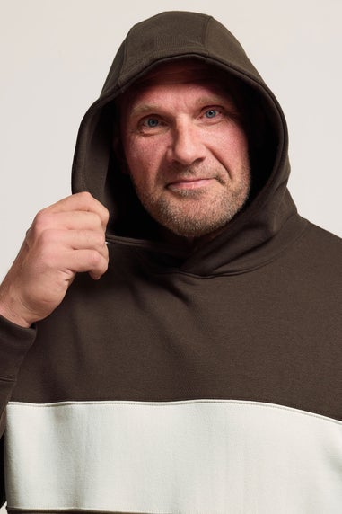 BadRhino Brown Cut & Sew Hoodie