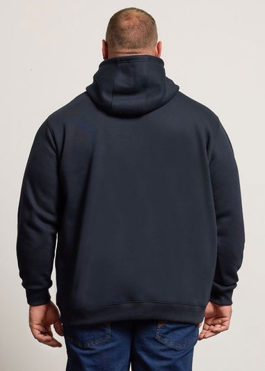 BadRhino Navy Blue Cut & Sew Hoodie