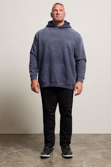 BadRhino Navy Blue Sun Bleached Hoodie