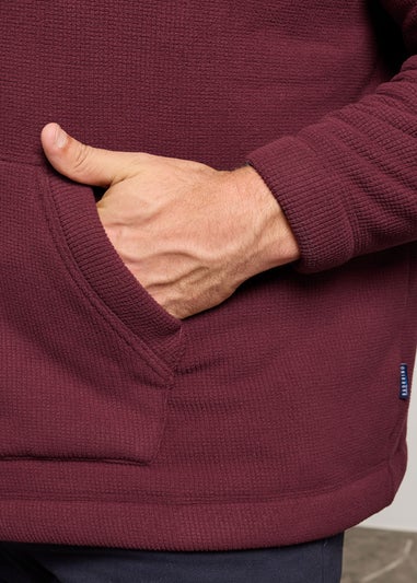 BadRhino Burgundy Borg Lined Fleece