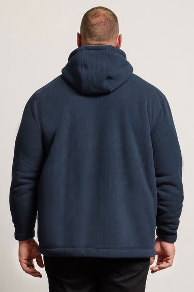 BadRhino Navy Blue Borg Lined Fleece
