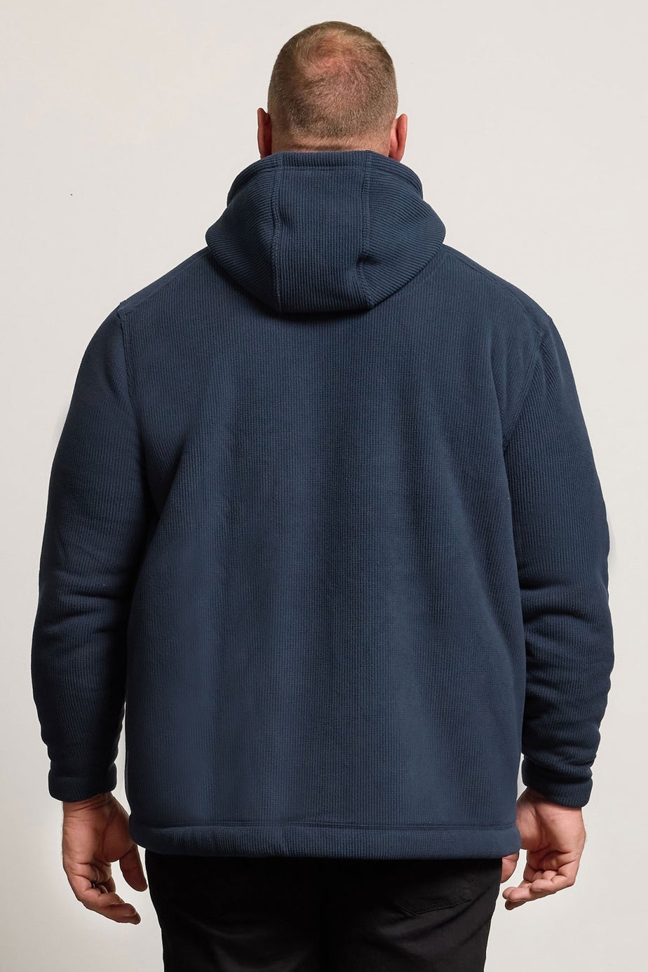 BadRhino Navy Blue Borg Lined Fleece