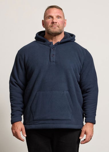 BadRhino Navy Blue Borg Lined Fleece