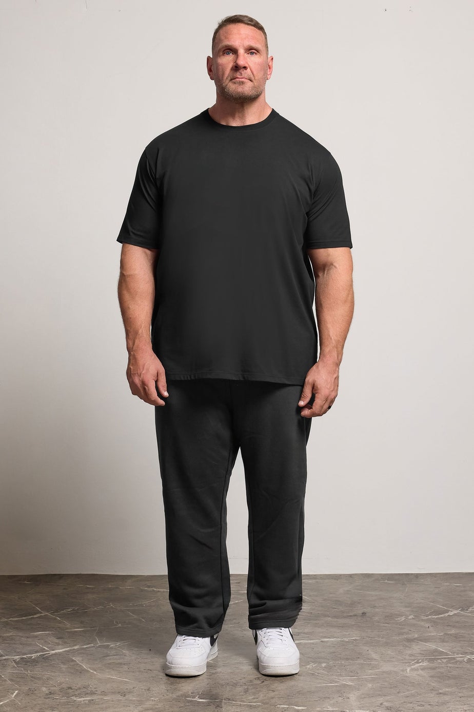 BadRhino Black Open Hem Joggers