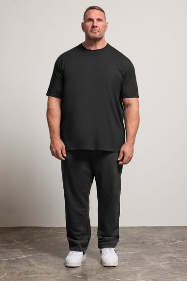 BadRhino Black Open Hem Joggers