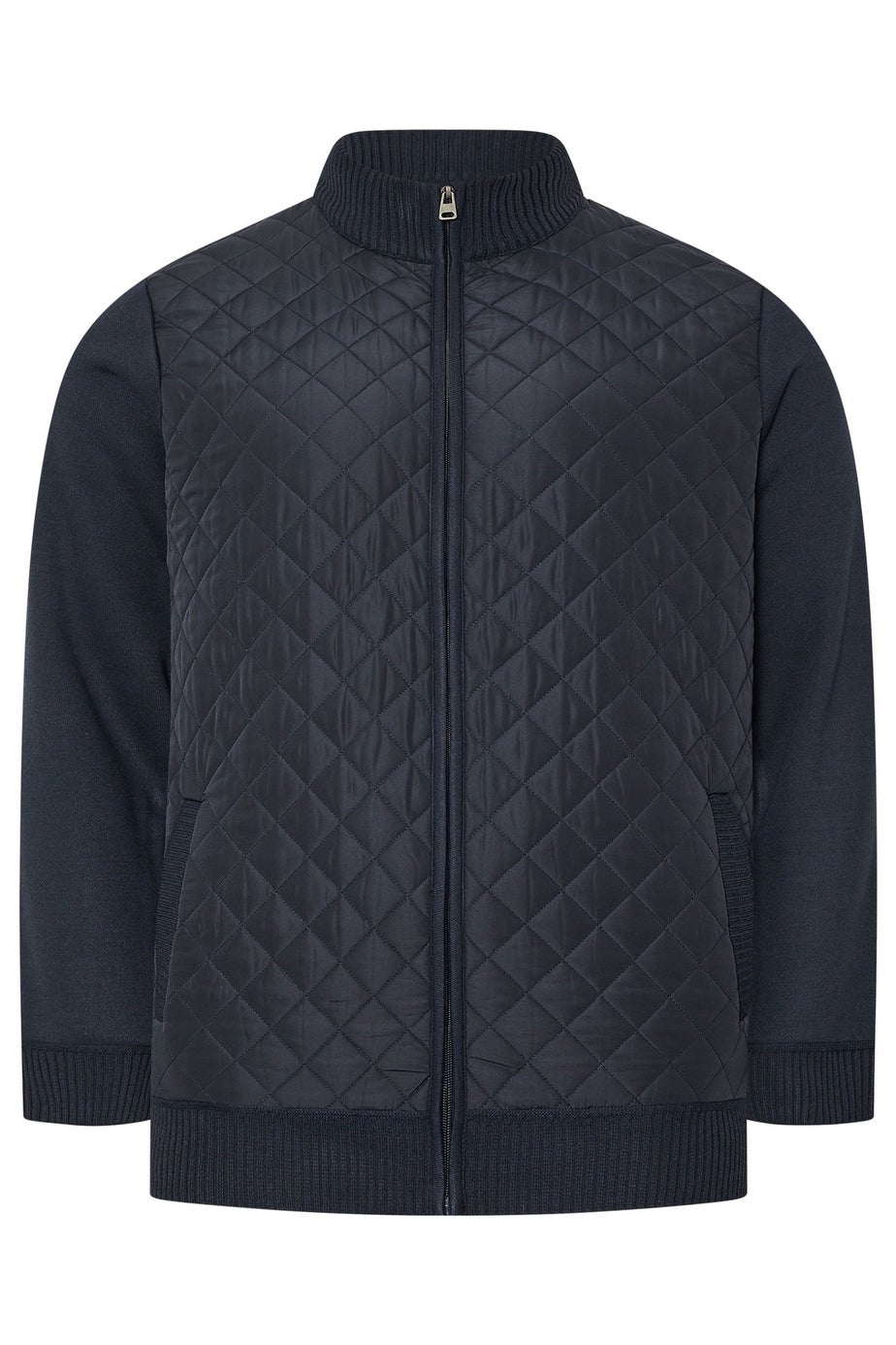 BadRhino Navy Blue Diamond Quilted Jacket