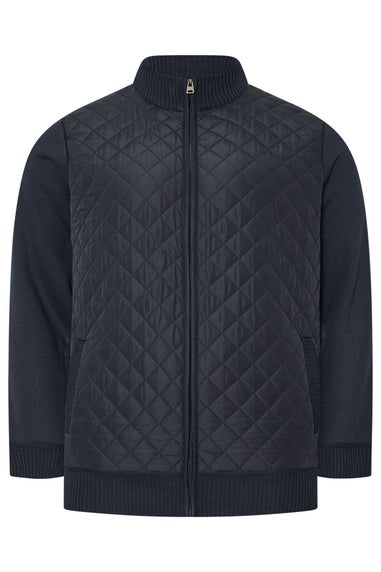 BadRhino Navy Blue Diamond Quilted Jacket