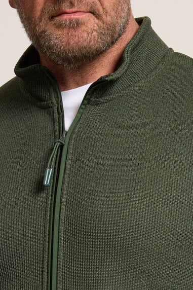 BadRhino Full Zip Textured Fleece Jacket