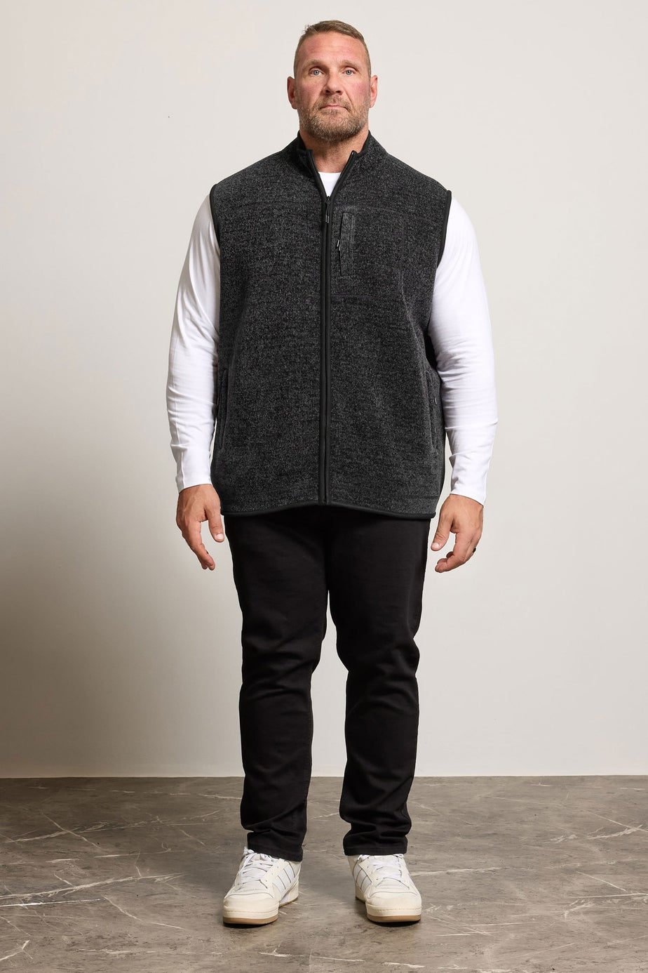 BadRhino Grey Fleece Pocket Gilet