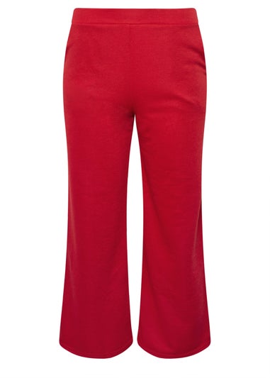 PixieGirl Petite Red Wide Leg Joggers