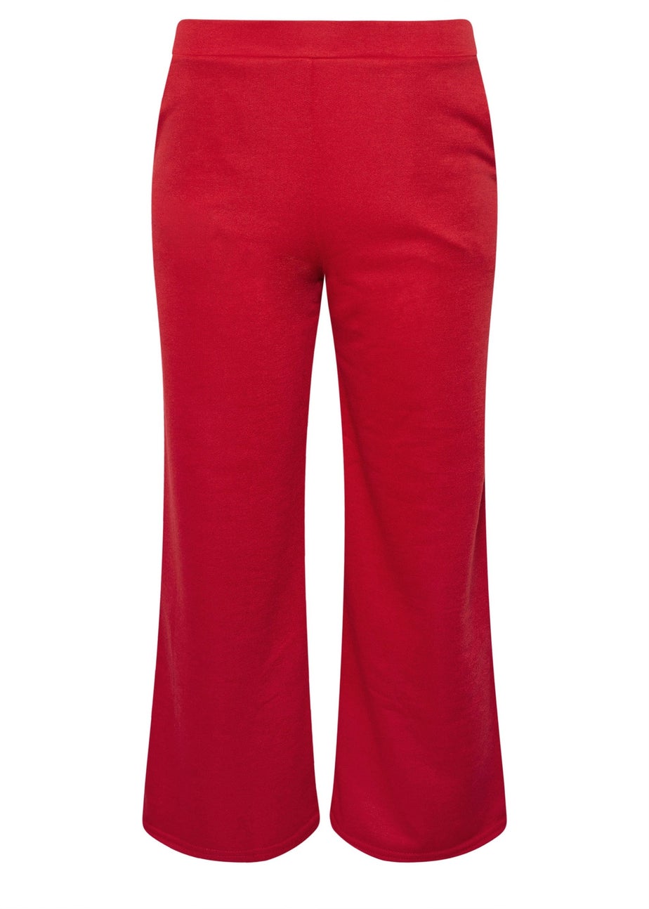 PixieGirl Petite Red Wide Leg Joggers