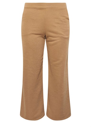 PixieGirl Petite Beige Brown Wide Leg Joggers