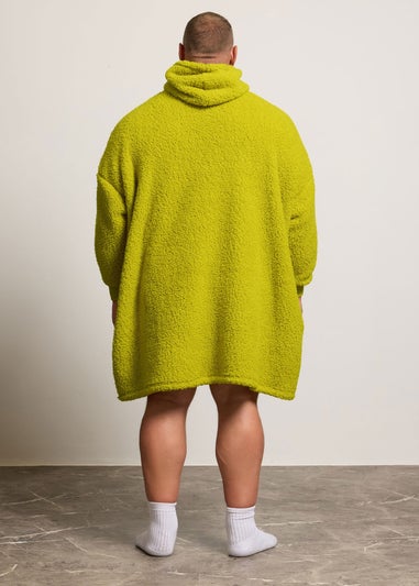 BadRhino Green Grinch Blanket Hoodie