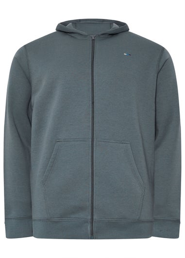 BadRhino Storm Blue Zip Through Hoodie