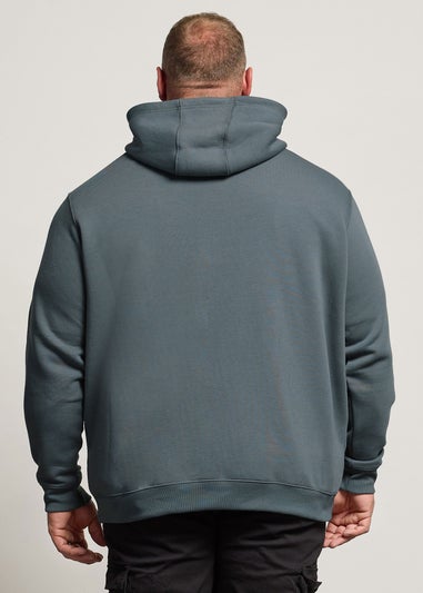 BadRhino Storm Blue Zip Through Hoodie