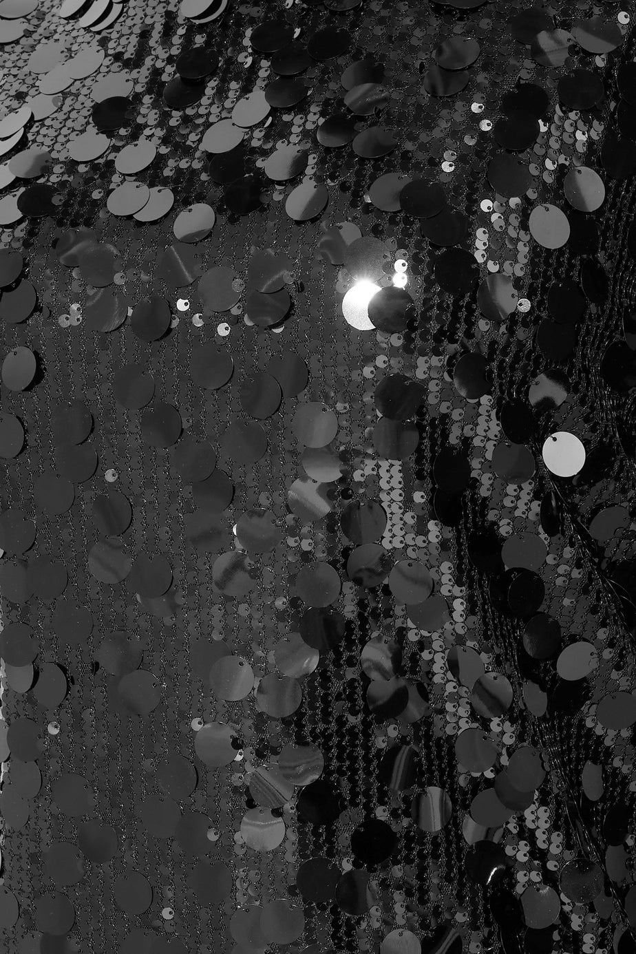 Yours London Curve Black Sequin T-Shirt Dress