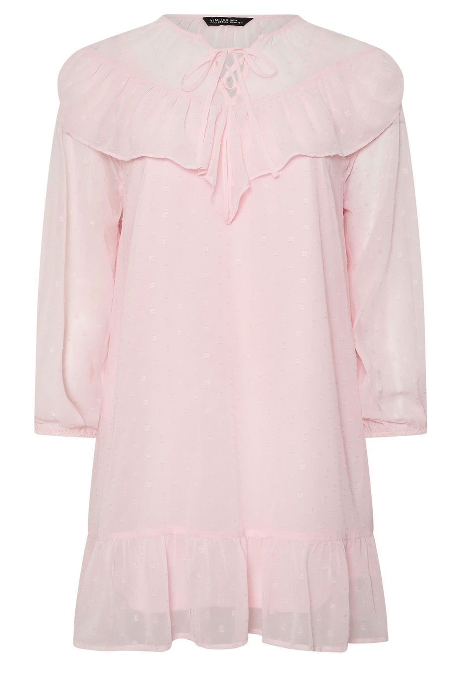 Yours Limited Pink Dobby Smock Dress