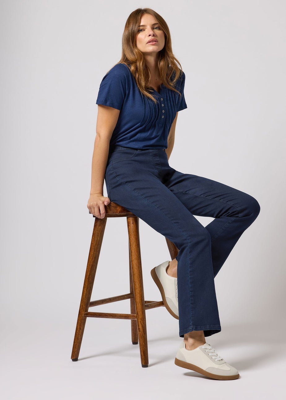 M&Co Indigo Blue Bootcut Jeggings