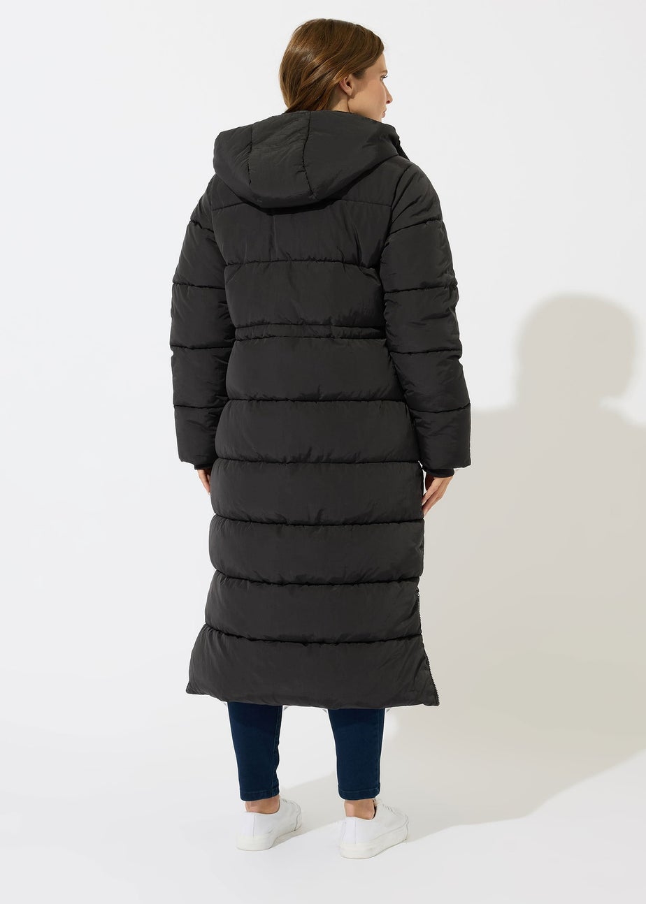 M&Co Black Padded Maxi Coat