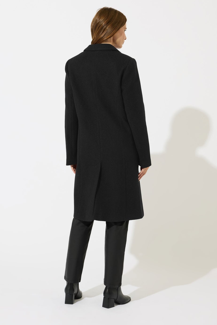 M&Co Black Single Breasted Tailored Coat