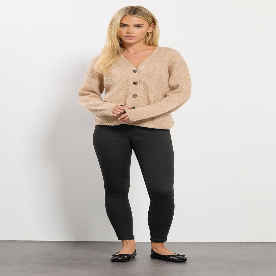 M&Co Petite Black Skinny Jeggings