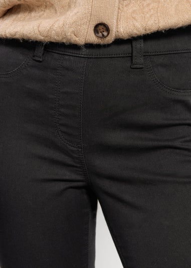 M&Co Petite Black Skinny Jeggings