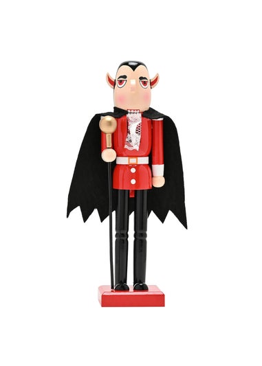 Hocus Pocus Black/Red Wooden Nutcracker Dracula