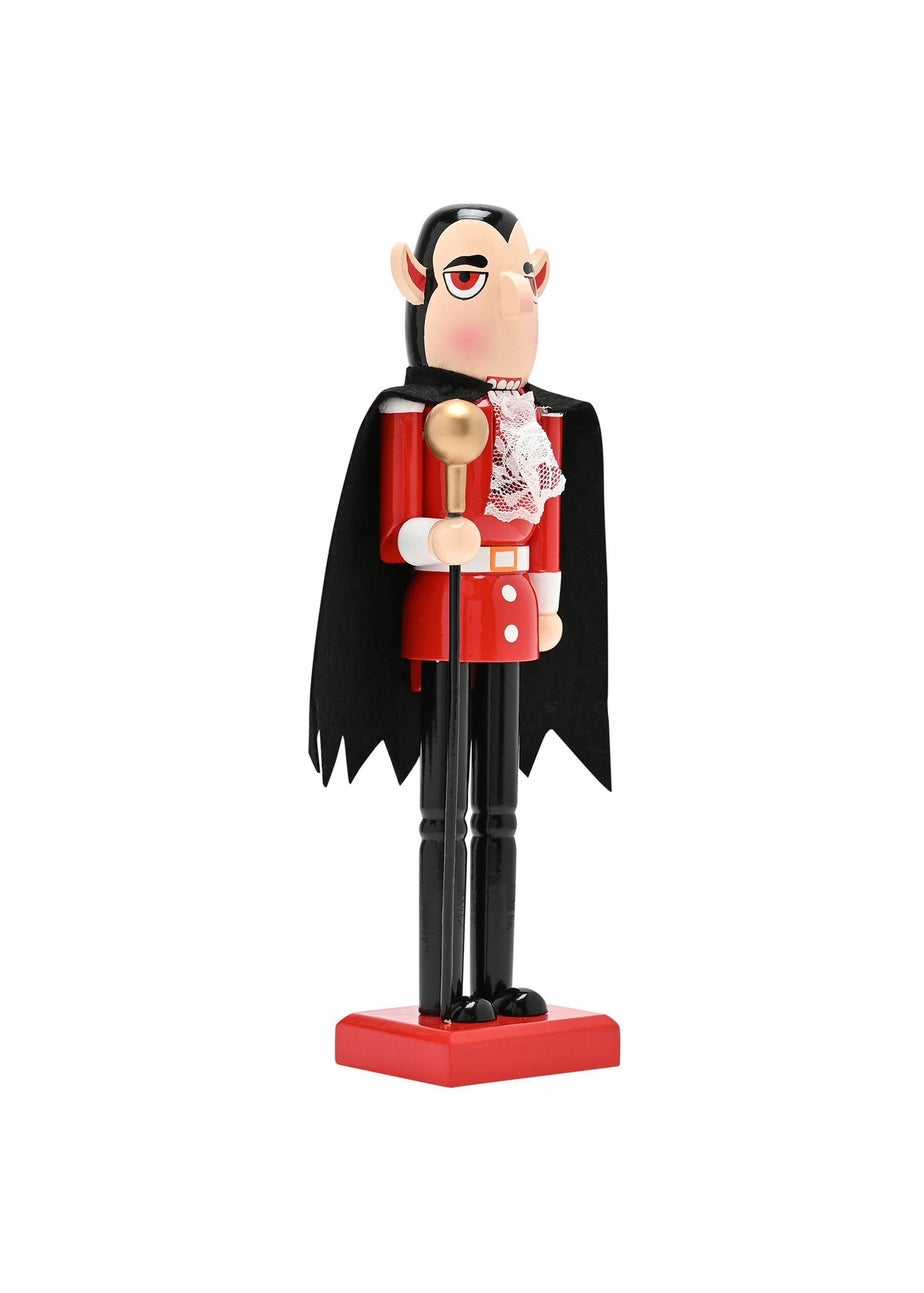 Hocus Pocus Black/Red Wooden Nutcracker Dracula