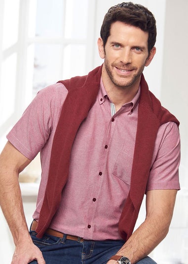 Cotton Traders Sienna Iconic Short Sleeve Plain Oxford Shirt