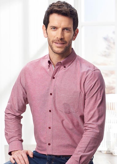 Cotton Traders Sienna Iconic Long Sleeve Plain Oxford Shirt