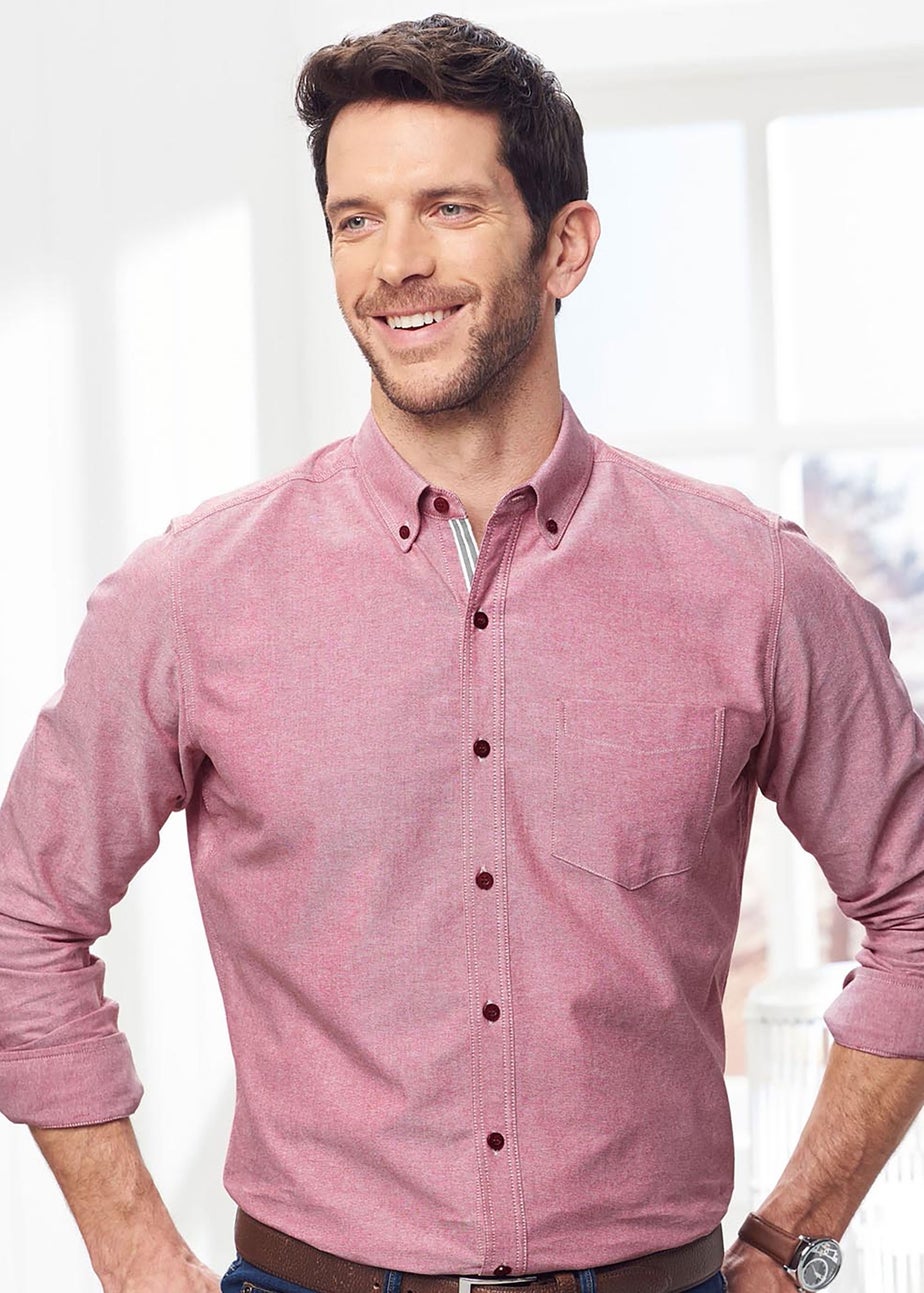 Cotton Traders Sienna Iconic Long Sleeve Plain Oxford Shirt