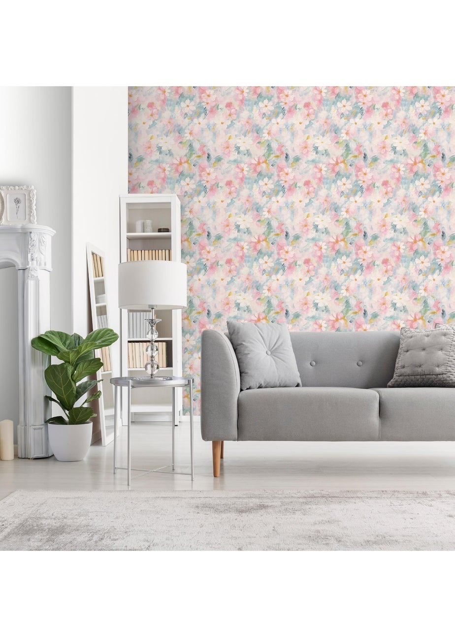 Arthouse Oil Paint Floral Wallpaper