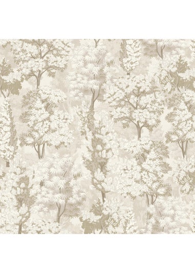 Arthouse Organic Forest Neutral / Gold Wallpaper