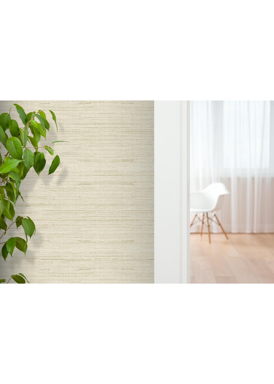 Arthouse Ginkgo Plain Neutral Wallpaper